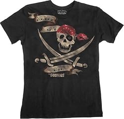 The Goonies Skull Never Say Die t-shirt juniors Black