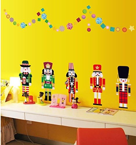 UfingDecor Cartoon Nutcracker-Robots Wall Decals, Children's Room Nursery Removable Wall Stickers Murals