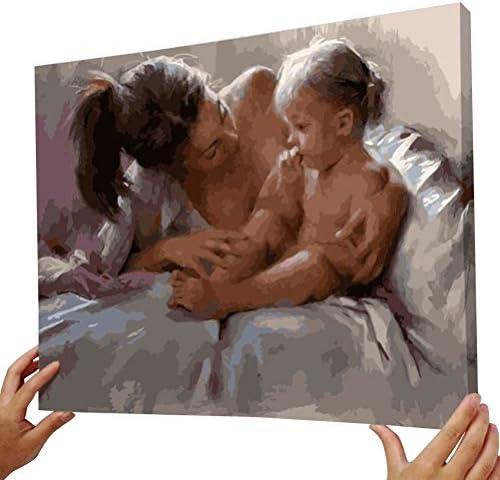 CNToWorld Digital DIY Oil Painting Paint By Numbers-Mother's Love for Kids (style 2)