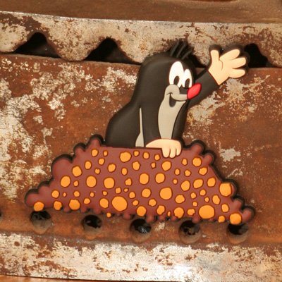 3D Kühlschrankmagnet - Der kleine Maulwurf -