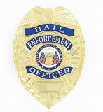 Bail Enforcement Officer Gold Shield Badge