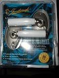 GAINSBOROUGH BED & BATH LOCKING LEVERSET LEVER SET BATHROOM DOOR KNOB REVERSIBLE FOR LEFT OR RIGHT HANDED DOORS TARNISH RESISTANT FINISH EASY TO INSTALL