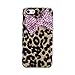 EVERMARKET(TM) Bling Shiny 3D Pink BOW Leopard Key Case Cover for Apple iPhone 6 Plus 5.5 inch