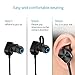 Mpow Bluetooth 4.1 Wireless Sports Headphones In-ear Running Jogging Stereo Earbuds Headsets with 8-Hour Mic Talking Time for iPhone 6s etc-Black