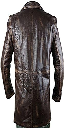 Leatherfashion Men's Supernatural Dean Winchester Distressed Brown Leather Coat (LARGE)