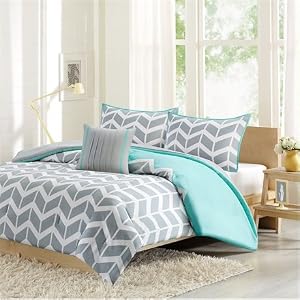 Intelligent Design Nadia Comforter And Decorative Pillow Set - Teal - Full/Queen
