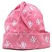 New York Yankees Pink Baby Beanie