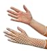 CLEARANCE Nylon Filet Crochet Gloves, 8-button length, tiny beads and sequins