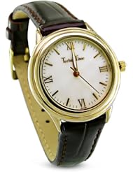 TechnoTime Ladies Silver Gold Plated Watch