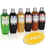 Amoretti 6 Pack Martini Cocktail Mix (Blueberry, Cosmopolitan, Lemon Drop, Passion Fruit, Pomegranate, Sour Apple)