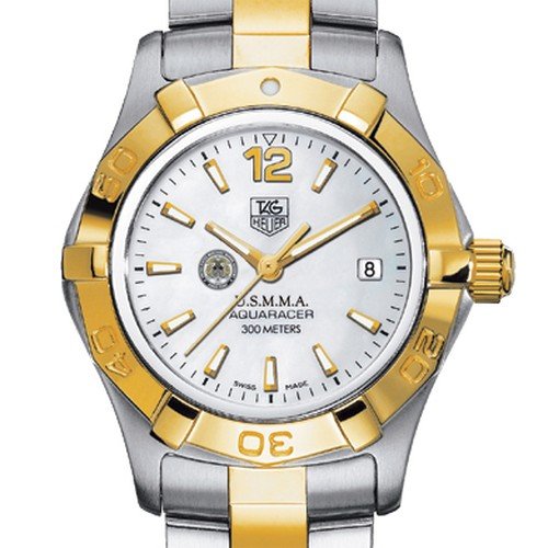 US Merchant Marine Academy TAG Heuer Watch - Womens Two-Tone Aquaracer
