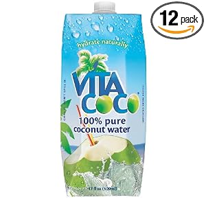 Vita Coco 100%   Pure Coconut Water, 17-Ounce Boxes (Pack of 12)