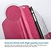 iPhone 6 Plus Case, iPhone 6s Plus Case, ULAK PU Leather Magnet Wallet Credit Card Holder Flip Case Cover with Built-in 9 Card Slots for Apple iPhone 6 Plus/iPhone 6s Plus 5.5 inch (Rose Red)