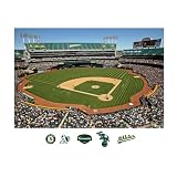 MLB Oakland Athletics Inside Oakland-Alameda County Coliseum Mural Wall Graphic