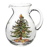 Spode Christmas Tree Glass Pitcher