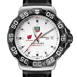 University of Wisconsin TAG Heuer Watch - Men's Formula 1 Watch with Rubber Strap