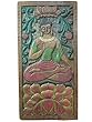 Vitarka Teaching Buddha Hand Carved India Door Yoga Meditation Decor 72 X 36