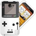 Etui de cr�ateur pour HTC One X - Etui / Coque / Housse de protection en TPU/gel/silicone avec motif cool gameboy couleur