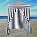 Striped Portable Changing Cabana Tent Patio Beach Pool