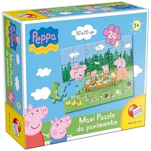Liscianigiochi 40674 Peppa Pig Puzzle Maxi da Pavimento