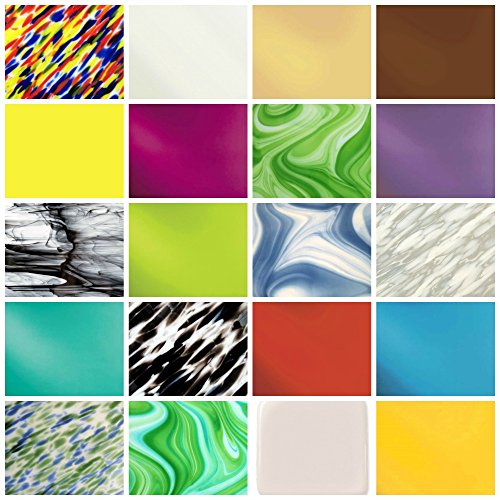 Spectrum System 96 COE Fusible Glass Pack 20 Sheets