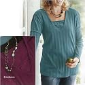 BellaDonnaModen Traumschönes 2in1 Romantik-Shirt Spitze