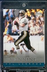 2000 Upper Deck Legends # 43 Archie Manning New Orleans Saints Football Card - Mint Condition - Shipped In Protective ScrewDown Display Case!
