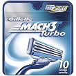 Gillette Mach3 Turbo Cartridges 10 Count