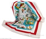 Minnesota State Map Flour Sack Kitchen Towel