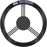 BSS - Colorado Rockies MLB Poly-Suede Steering Wheel Cover