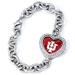 Indiana Hoosiers Gametime Heart Bracelet/Watch