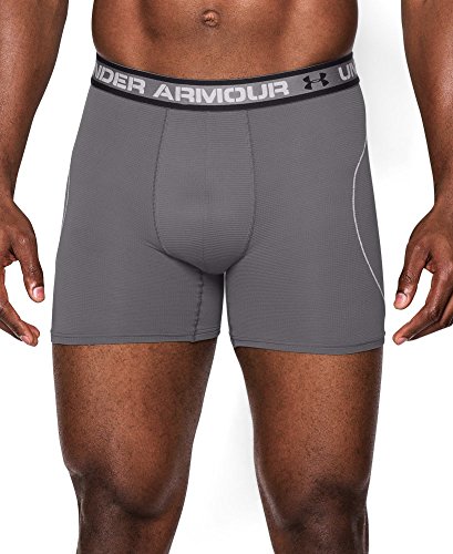 Under Armour UA Iso-Chill Mesh 6" Boxerjock Large Graphite