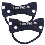Seattle Seahawks NFL Polka Dot Bow Pigtail Holder at Amazon.com