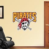 MLB Pittsburgh Pirates Logo Vinyl Wall Graphic Decal Sticker Poster