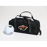 Hockey Stick Putters Minnesota Wild Mini Golf Bag With 3-Pack Golf Balls