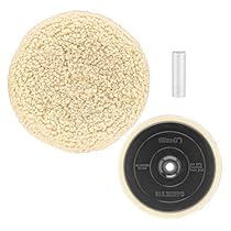DEWALT DW4985CL Wool Buffing Pad and Backing Pad Kit, 7-Inch
