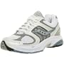 Saucony Women's Grid Stabil 6 Running Shoe,White/Grey/Blue,9.5 M