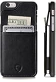 iPhone 6 & 6S Case, Vaultskin &reg; Eton iPhone 6 & 6S (4.7) Case Wallet [Black] Premium Wallet Case - Holds up to 8 Cards / Premium Genuine Leather