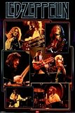 (22x34) Led Zeppelin Group, On Stage Music Poster Print