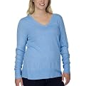 Mossimo&reg; Black Plus Ultrasoft V-Neck Sweater - Blue Heather