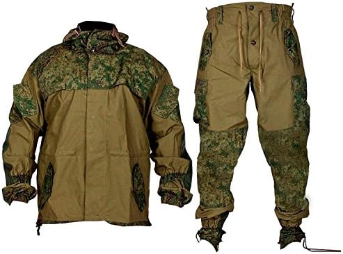 GORKA-3 Digital Flora Mountain BDU Uniform Suit Russian Spetsnaz Camo Green Large