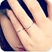 Mokingtop Fashion New 5PCS/Set Rings Urban golden Stack Plain Cute Above Knuckle Ring Band Midi Ring