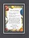 Touching and Heartfelt Poem for Sons - Because I Love You Son Poem on 11 x 14 inches Double Beveled Matting