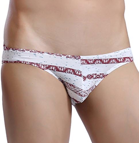 Sexy Men's Bikini Thong Tanga Swimwear Seaside Shorts with Pouch