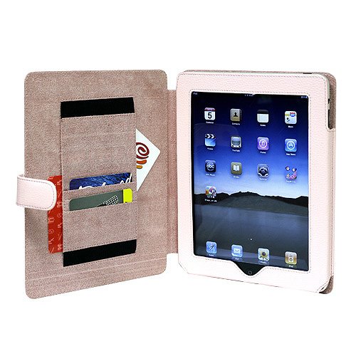 CaseCrown Synthetic Leather Horizontal Flip iPad Case (Pink) for the Apple iPad Wifi / 3G Model 16GB, 32GB, 64GB