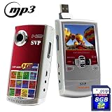 Pocket Video Camera SVP MP300 HD MP3 Player and Pocket HD Video Red Camera, YouTube Software w 8GB SD Pocket Video Camera SVP MP300 HD MP3 Player and Pocket HD Video Red Camera, YouTube Software w 8GB SD