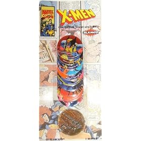X-Men POGS Marvel Comics SlamCo Collectible POG Milkcap Slammer Game Set