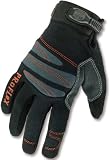 ProFlex 845 Full-Finger Lightweight Trades Glove, Black, Large