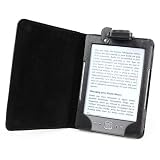 Die original GeckoCovers Amazon Kindle 4 H�lle mit Licht f�r den AMAZON K. 4 2011 / 2012 f�r nun 79 Euro (f�r 15 cm/6 Zoll Display) Cover schwarz / black - Im praktischen Buchstyle mit integrierter Led - Leselampevon "Gecko"