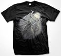 Three Howling Wolf Moon T-shirt, Awesome Realistic Wolf Design Mens Shirt
